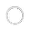 DEMI ALLIANCE EVIDENCE 9 DIAMANTS SERTI RAIL GRIFFES 0.92 CT