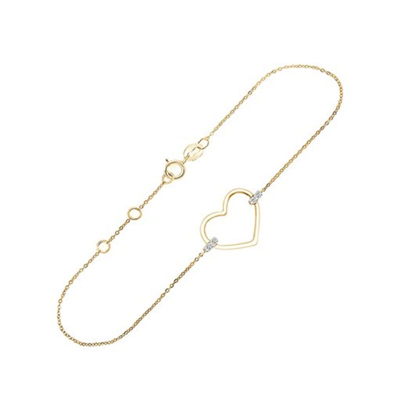 Bracelet diamant en or 9 carats