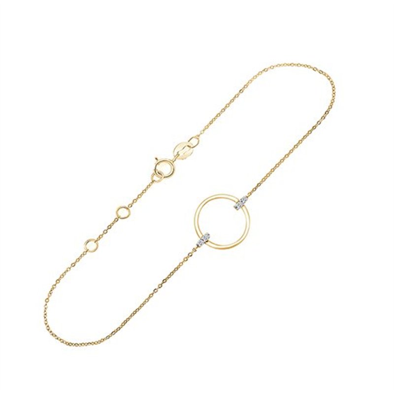Bracelet diamant en or 9 carats