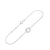 Bracelet toi et moi diamant en or 9 carats