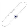 Bracelet saphir et diamant en or 9 carats