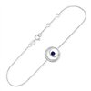 Bracelet saphir et diamant en or 9 carats