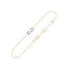 Bracelet diamant en or 9 carats