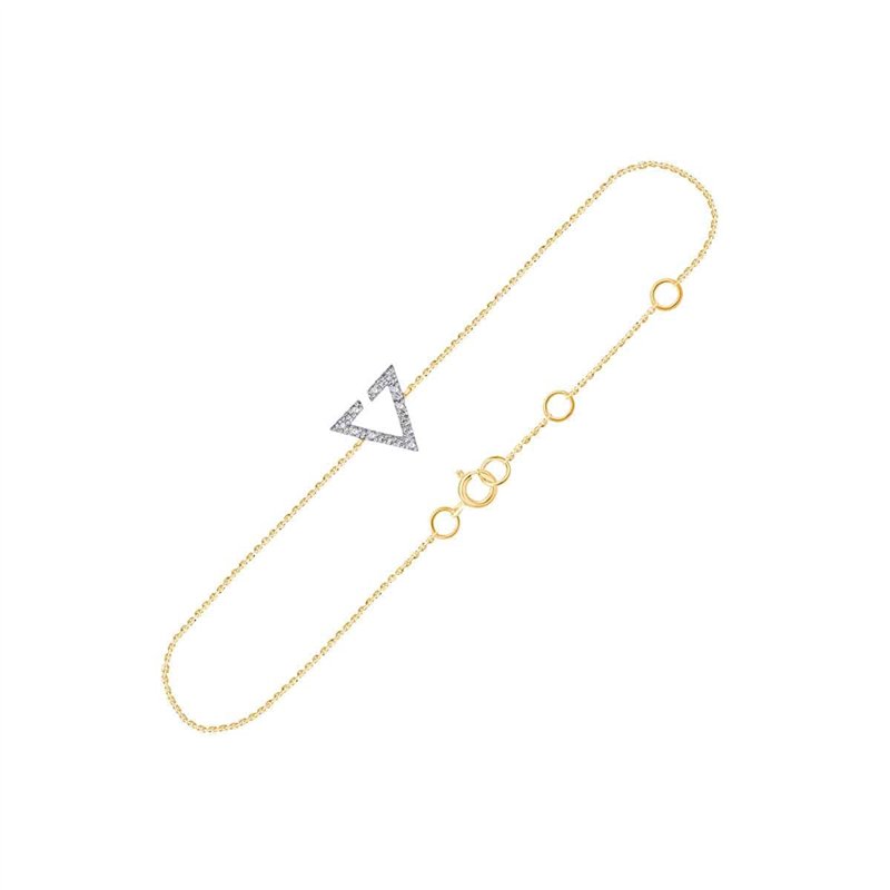 Bracelet diamant en or 9 carats
