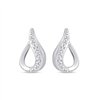 Boucles d'oreilles diamant en or 9 carats