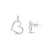 Boucles d'oreilles diamant en or 9 carats