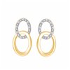 Boucles d'oreilles diamant en or 9 carats