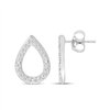 Boucles d'oreilles diamant en or 9 carats