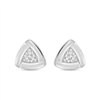 Boucles d'oreilles diamant en or 9 carats