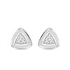 Boucles d'oreilles diamant en or 9 carats