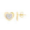 Boucles d'oreilles diamant en or 9 carats