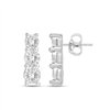 Boucles d'oreilles diamant en or 9 carats