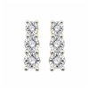 Boucles d'oreilles diamant en or 9 carats