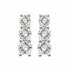 Boucles d'oreilles diamant en or 9 carats