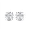 Boucles d'oreilles diamant en or 9 carats