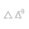 Boucles d'oreilles diamant en or 9 carats
