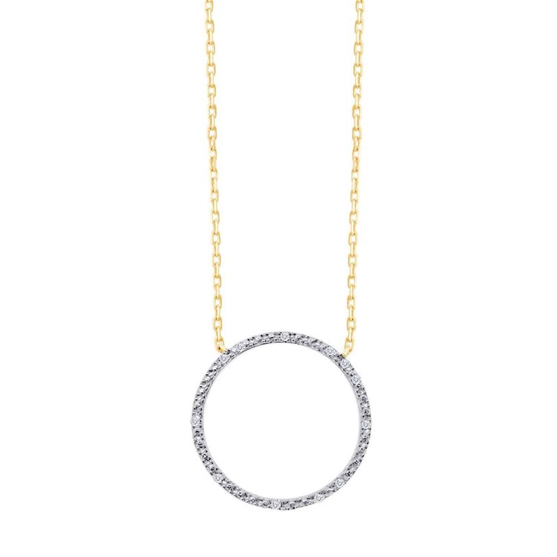Collier diamant en or 9 carats