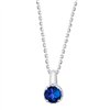 Collier saphir et diamant en or 9 carats
