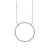 Collier toi et moi diamant en or 9 carats
