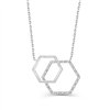 Collier diamant en or 9 carats
