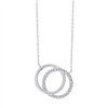 Collier toi et moi diamant en or 9 carats