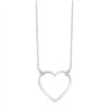 Collier serti clos diamant en or 9 carats