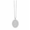 Collier serti clos diamant en or 9 carats