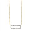 Collier diamant en or 9 carats