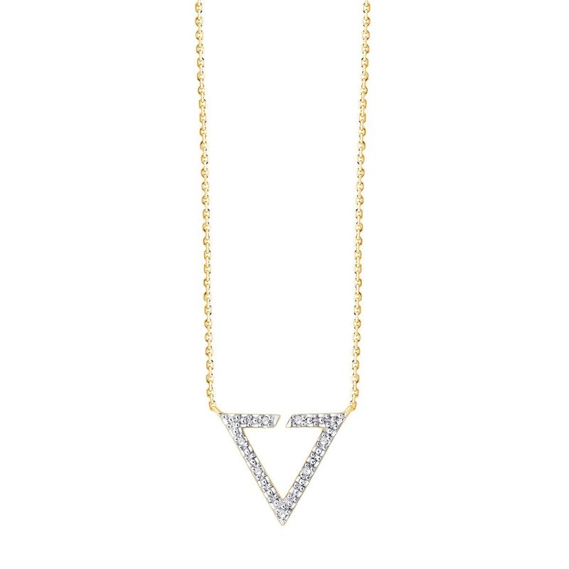 Collier diamant en or 9 carats