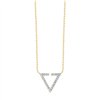 Collier diamant en or 9 carats