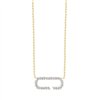 Collier diamant en or 9 carats