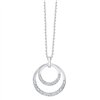 Collier toi et moi diamant en or 9 carats