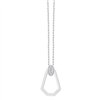 Collier serti clos diamant en or 9 carats