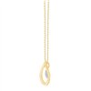 Collier toi et moi diamant en or 9 carats