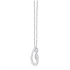 Collier toi et moi diamant en or 9 carats