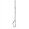 Collier toi et moi diamant en or 9 carats