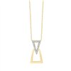 Collier diamant en or 9 carats