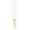 Collier diamant en or 9 carats