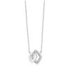 Collier toi et moi diamant en or 9 carats
