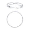 Bague serti clos diamant en or 9 carats