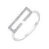 Bague toi et moi diamant en or 9 carats