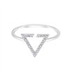 Bague toi et moi diamant en or 9 carats