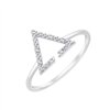 Bague toi et moi diamant en or 9 carats