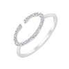 Bague toi et moi diamant en or 9 carats