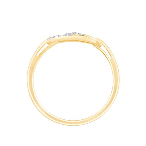 Bague toi et moi diamant en or 9 carats