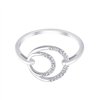 Bague toi et moi diamant en or 9 carats