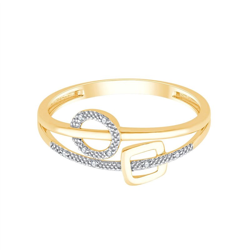 Bague diamant en or 9 carats