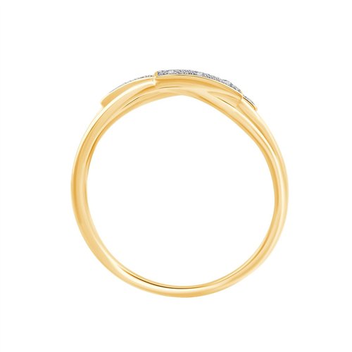 Bague toi et moi diamant en or 9 carats