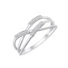 Bague toi et moi diamant en or 9 carats