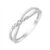 Bague toi et moi diamant en or 9 carats